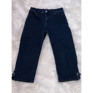 NYDJ Not Your Daughter's Jeans Cropped Denim Capris Size 2